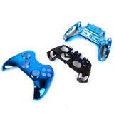 Maxbell ABS Metal Full Housing Shell Case Kit Parts for Xbox One Wireless Controller Blue Color