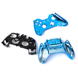 Maxbell ABS Metal Full Housing Shell Case Kit Parts for Xbox One Wireless Controller Blue Color