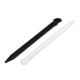 Maxbell 2pcs Plastic Stylus Touch Screen Pen for New Nintendo 3DS LL/XL White + Black