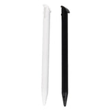 Maxbell 2pcs Plastic Stylus Touch Screen Pen for New Nintendo 3DS LL/XL White + Black