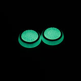 Maxbell 1 Pair Joystick Thumbstick Caps for Sony PS4 PS3 PS2 Controller Luminous Black