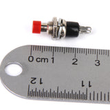 Maxbell 10 x Mini Momentary Push Button Switch for Model Railway Hobby Red