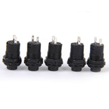 Maxbell 10 x Car Boat Locking Dash OFF-ON Push Button Switch Black