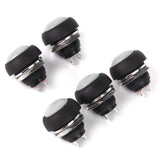 Maxbell 5 x Momentary Push Button Horn Switch for Doorbell/Boat/Car Waterproof White