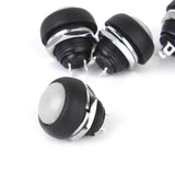 Maxbell 5 x Momentary Push Button Horn Switch for Doorbell/Boat/Car Waterproof White