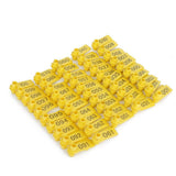 Maxbell Livestock Animal Dog Sheep Ear Tag 001-100 Numbers Eartag 100 Sets Yellow