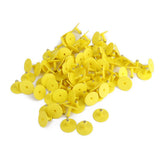 Maxbell Livestock Animal Dog Sheep Ear Tag 001-100 Numbers Eartag 100 Sets Yellow