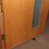 Plastic Door Stop Stoppers Door Block Wedges 5PCS Black