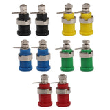 Maxbell 10PCS Binding Post Speaker Terminal Panel Connector for 4mm Banana plug