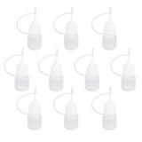 10pcs 3ml Needle Tip Empty PVC Squeezable Dropper Bottles Liquid Storage