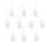 10pcs 5ml Needle Tip Empty PVC Squeezable Dropper Bottles Liquid Storage