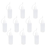 10pcs 20ml Needle Tip Empty PVC Squeezable Dropper Bottle Liquid Storage