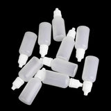 10pcs 20ml Empty PVC Squeezable Dropper Bottles for Eye Drops Lab Liquid