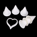 Maxbell Set of 7 Calla Lily Flower Former Modelling Cutters for Sugercraft Cake Cookie DIY