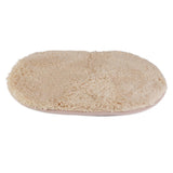 Maxbell Bedroom Fluffy Mat Rug Faux Fur Carpet Floor Cover Non-slip -Light Camel