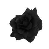 Maxbell 50 Silk Roses Artificial Bridal Clips Wedding Decoration Flower Heads Black