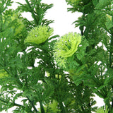 Maxbell 1x Artificial Plastic Green Leaves Grass Plant Home Decoration 37cm Height