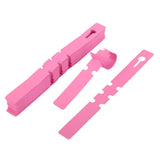 Maxbell 100pcs PVC Greenhouse Gardening Plant Stake Hanging Collar Tag Label Pink