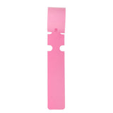 Maxbell 100pcs PVC Greenhouse Gardening Plant Stake Hanging Collar Tag Label Pink
