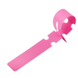 Maxbell 100pcs PVC Greenhouse Gardening Plant Stake Hanging Collar Tag Label Pink