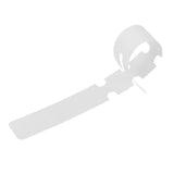 Maxbell 100pcs PVC Greenhouse Gardening Plant Stake Hanging Collar Tag Label White