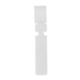 Maxbell 100pcs PVC Greenhouse Gardening Plant Stake Hanging Collar Tag Label White