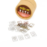 Maxbell 20pcs/box 4 styles Metal Bookmarks Souvenirs with Box - Love theme