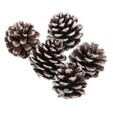 Maxbell 9pcs Christmas Pine Cones Baubles Xmas Tree Party Hanging Decorations