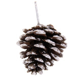 Maxbell 9pcs Christmas Pine Cones Baubles Xmas Tree Party Hanging Decorations