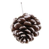 Maxbell 9pcs Christmas Pine Cones Baubles Xmas Tree Party Hanging Decorations