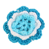 Handmade Flower Corsage Brooch For Women Girls Hair Accessory Brooch Bag Hat Clothes DIY Supplies Pack of 10PCS Blue S