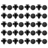 Maxbell 20pcs 8mm Hole Rivet Fastener Mud Flaps Bumper Fender Clips for Nissan
