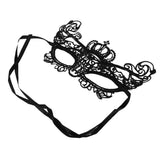 Maxbell Women Black Sexy Venetian Masquerade Crown Eye Mask Lace Party Fancy Dress