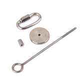 Maxbell 12cm Stainless Steel Skewer Kabob Toy Treat Food Bird Parrot Small Animals