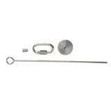 Maxbell 8" Stainless Steel Skewer Kabob Toy Treat Food Bird Parrot Small Animals