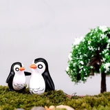 Maxbell 10pcs Miniature Small Penguin Dollhouse Bonsai Garden Resin Landscape