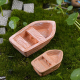 Maxbell 10x Miniature Dollhouse Craft Fairy Garden Resin Landscape Steamboat Decor S