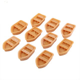 Maxbell 10x Miniature Dollhouse Craft Fairy Garden Resin Landscape Steamboat Decor S
