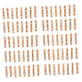 Maxbell 10x Miniature Dollhouse Fairy Garden Resin Landscape Fence Decor Wood Color