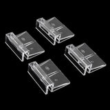 Maxbell 4Pcs Aquarium Fish Tank Plastic Clips Glass Cover Strong Support Holders 6mm