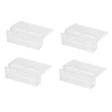 Maxbell 4Pcs Aquarium Fish Tank Plastic Clips Glass Cover Strong Support Holders 6mm