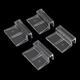 Maxbell 4Pcs Aquarium Fish Tank Plastic Clips Glass Cover Strong Support Holders 8mm