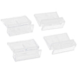 Maxbell 4Pcs Aquarium Fish Tank Plastic Clips Glass Cover Strong Support Holders 8mm