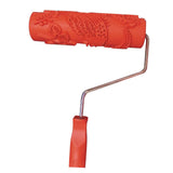 Maxbell 7" Embossed Flower&Bird Painting Roller with Plastic Handle for Wall Deco