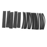 Maxbell 20PCS Assorted PVC Heat Shrinkable Tubing Wire Cable Sleeve 4 Sizes Black