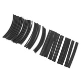 Maxbell 48PCS Assorted PVC Heat Shrinkable Tubing Wire Cable Sleeve 6 Sizes Black