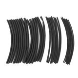 Maxbell 48PCS Assorted PVC Heat Shrinkable Tubing Wire Cable Sleeve 6 Sizes Black