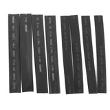 Maxbell 48PCS Assorted PVC Heat Shrinkable Tubing Wire Cable Sleeve 6 Sizes Black