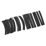 Maxbell 48PCS Assorted PVC Heat Shrinkable Tubing Wire Cable Sleeve 6 Sizes Black