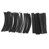 Maxbell 48PCS Assorted PVC Heat Shrinkable Tubing Wire Cable Sleeve 6 Sizes Black
